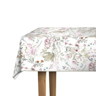 d-c-fix Tischdecke PVC-frei Whisper Flower, 140 cm rund, F2361072
